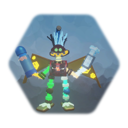 All wubbox combined to make fanmade legendary wubbox statue