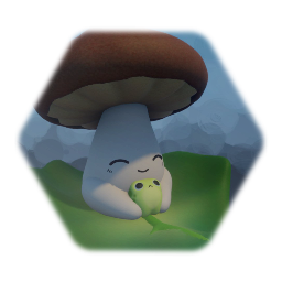 Mushroom and Frog Friends