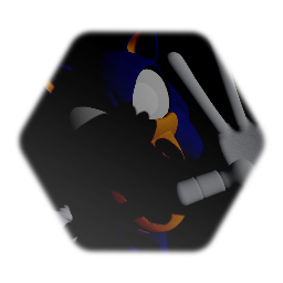 Corrupted Sonic the Hedgehog Boom version CGI Model