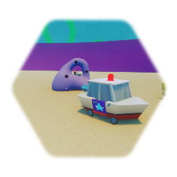 Bikini bottom police car 2