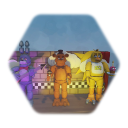 Fnaf stage w/performing