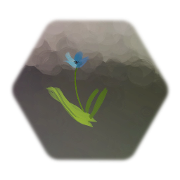 Blue flower