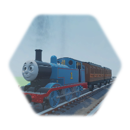 Movie Thomas,Annie & Clarabel on Test Railway