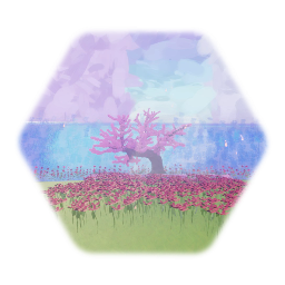 Dead cherry blossom tree