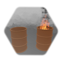 55 gal drum with/without fire