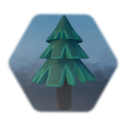 Cute pine tree