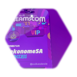 Remezcla de #DreamsCom21 Lanyard Template - NekonomeSA