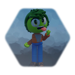 Scott Pilgrim Style Bucket Zombie YT (W.I.P.)