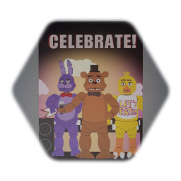 Celebrate Poster - FNAF