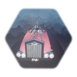 THE THUNDERBIRDS lady Penelopes pink ROLLS ROYCE  FAB 1