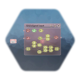 Grid aligned input