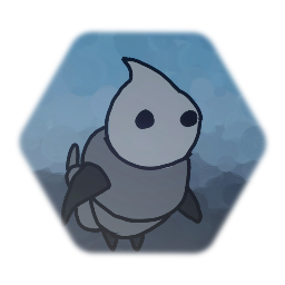 Hollow knight style bug background npc animated