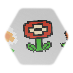SUPER MARIO-FIRE FLOWER SPRITES
