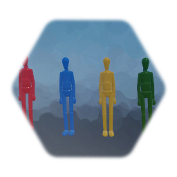 Blank Puppets "Deluxe" (4 Player/with Doublejump)