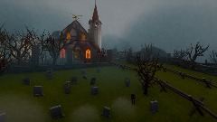 Remix de Resident Evil 4 Cemetery test