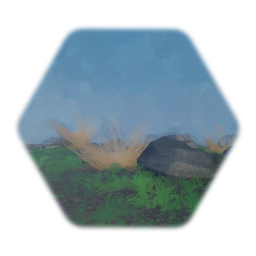 Remix of Grass swaying with dirt and rocks