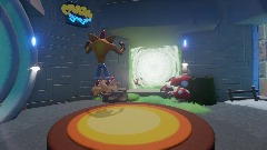 Crash Bandicoot 5:The Revenge Of Uka Uka Demo Warp Room 1