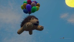 Hedgehog Takes To The Skies