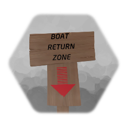 Boat Return Sign