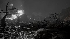 Realistic Wasteland Scene