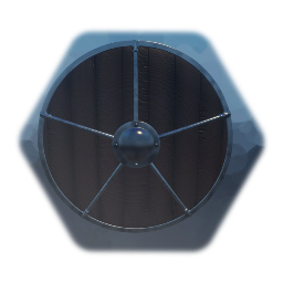 Round  Wooden Reinforced Shield