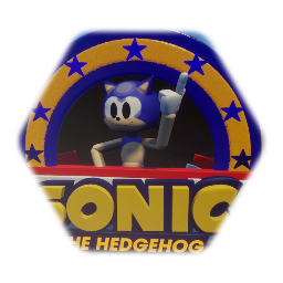 Sonic The Hedgehog Title Screen (MY VERSION)