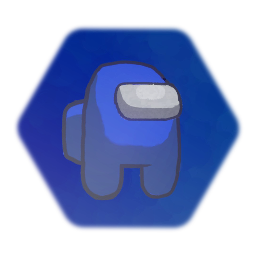 Blue Among Us Crewmate