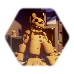 Witherd golden Freddy