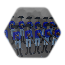 REV WAR US line infantry