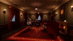 Office maid cat girl