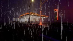 The bright gas station