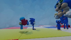Sonic and huggy wuggy