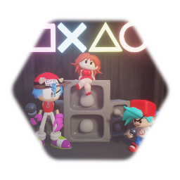 FNF Engine test (Playstation button version)