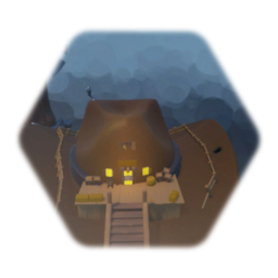 Cowboy Hat Saloon & Cowboy Boot Windmill