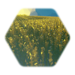 Low thermo Big flowers / wheat background field