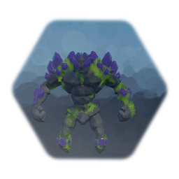 Mystic Golem (Enemy with attacks)