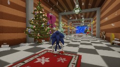 Wario application but with Sonic Christmas themed