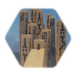 Floating pillars