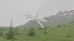 Saudi flight 541 crash animation