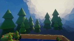 Netting Christmas trees