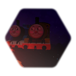 Thomas And Percy Resting By A Campfire ;)