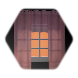 Curtains (physical paint) with patterns