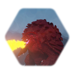 Godzilla gr Fanmade- crimson king