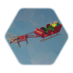 Winter Holidays - Reindeer Sled