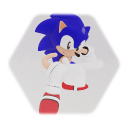 Stylized Classic Sonic