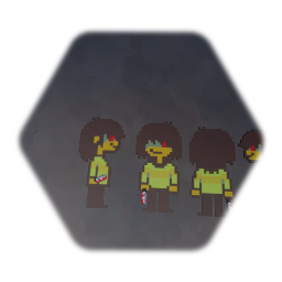 Deltarune FAN GENCIDE SPRITES KRIS