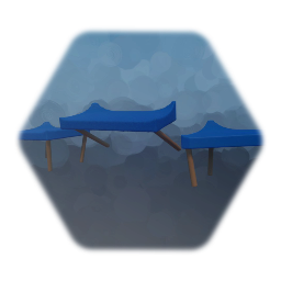 Blue Cloth Canopy Cover Collection