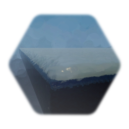 Shallow flowing water with solid riverbed.