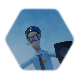 Police Officer Waluigi