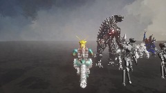 Godzilla y kaijus destrullen la Ciudad 4 (haciendo refuerzos)